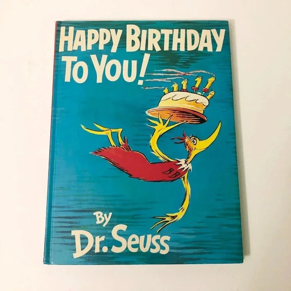 Vtg 1959 Happy Birthday To You by Dr Seuss Hardcover Random House Book